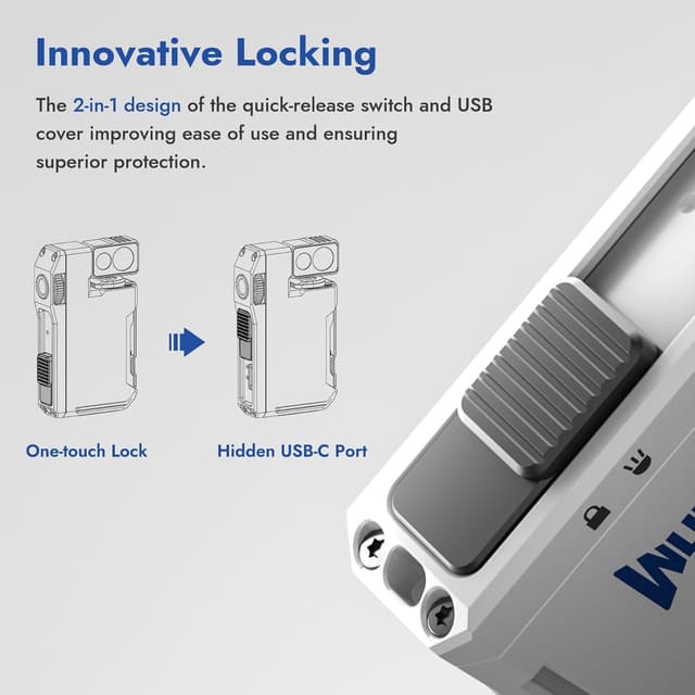 Thumbnail 6 de WUBEN G5 Rechargeable EDC Flashlight (400 lumens) with RGB dual light, 180° head & USB-C charging