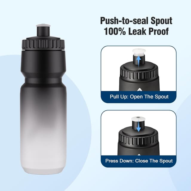 Thumbnail 4 de SLUXKE 24oz Cycling Water Bottle 2Pack