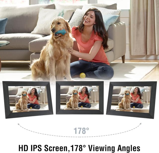 Thumbnail 6 de TSITSC Digitaler Bilderrahmen 10,1 Zoll 32 GB