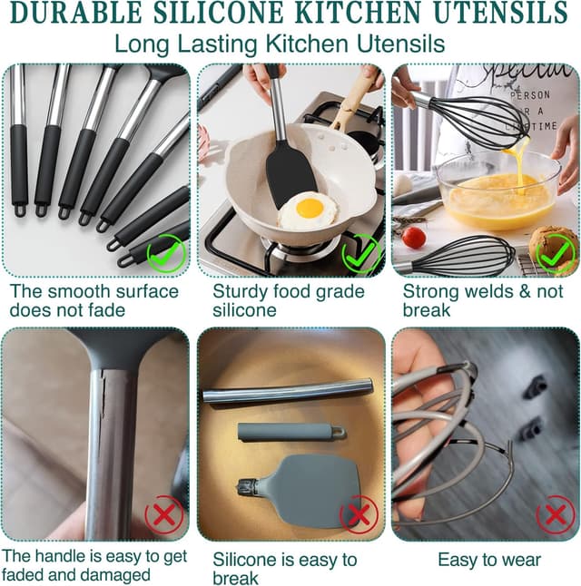 Detalle de Umite Chef 15pcs Silicone Cooking Set