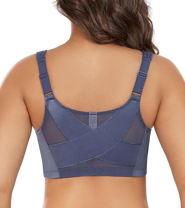 Detalle de DotVol Damen-BH mit Vollschalen und Frontverschluss (wirefree) für große Größen