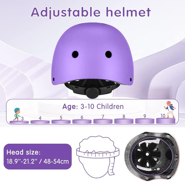 Detalle 2 de WayEee Knieschoner Kinder Set violett