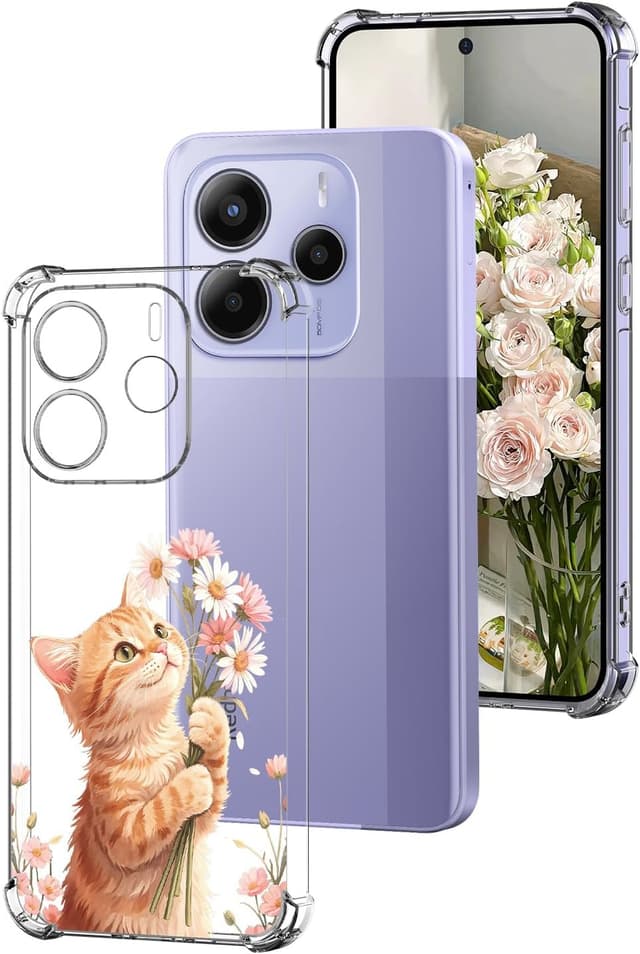 Imagen de DiaryTown Redmi Note 14 5G Hülle Transparent en OfertitasTOP