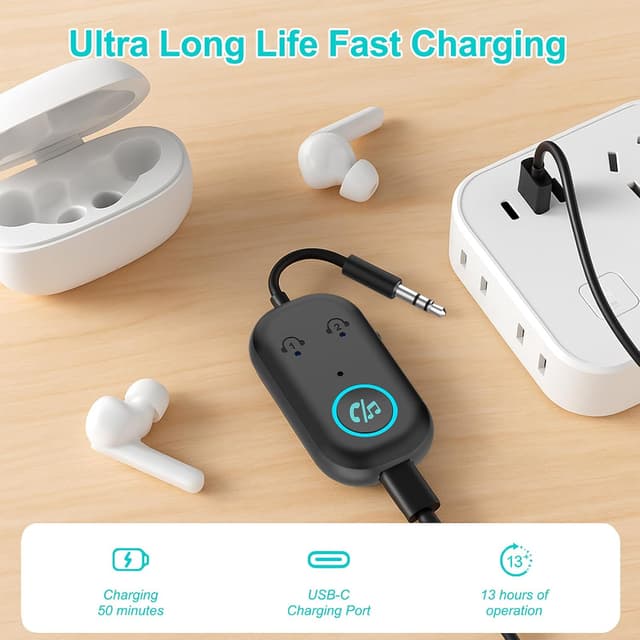 Thumbnail 6 de Bluetooth 5.3 Transmitter Receiver 2‑in‑1