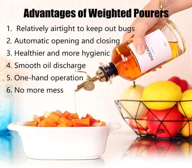 Detalle 2 de Pafusen Ölflaschen Schnapsausgießer 2er-Pack Roségold