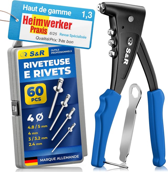 Detalle de S&R Pince à riveter 60 rivets 254 mm