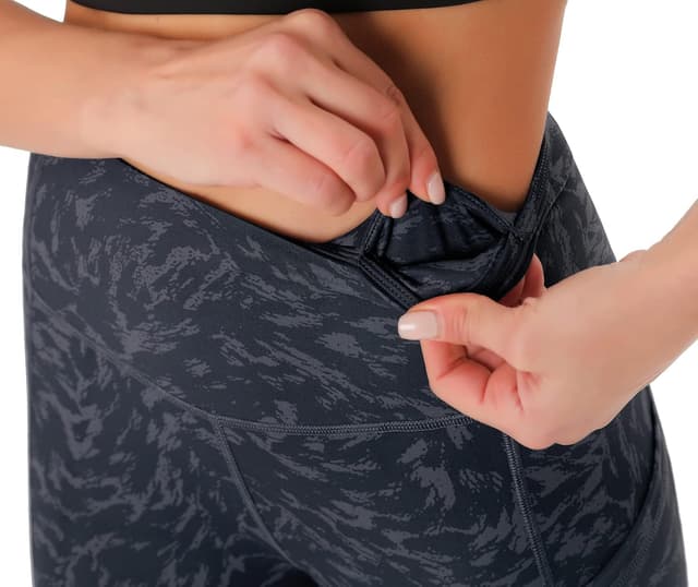 Detalle 2 de Persit Damen kurze Leggings – blickdichte Radlerhose mit Taschen