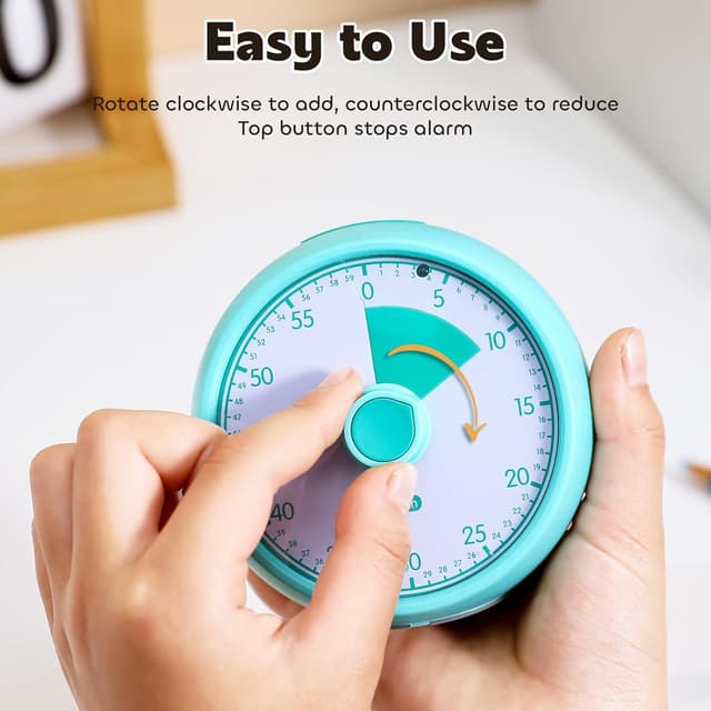 Thumbnail 4 de Conchstar Visueller Timer für Kinder 60-Minuten Grün