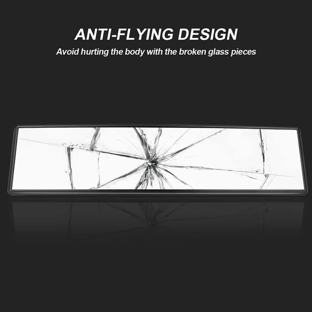 Thumbnail 4 de URAQT Rückspiegel Panorama 310x85 mm