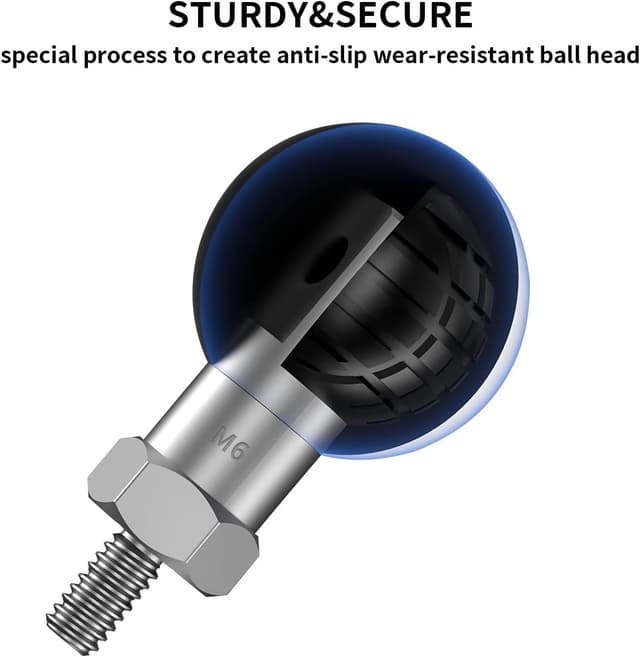 Detalle de Sptchapn SZ-M6 1 Inch ball mount adapter