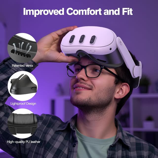 Thumbnail 5 de VZNEK Face Cover Pad Oculus Quest 3