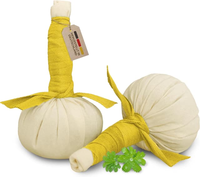 Detalle de Massage-Expert Kräuterstempel Pflege Klein 2x50 g