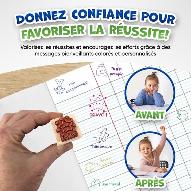 Detalle 1 de Kit tampons enseignants 15 tampons