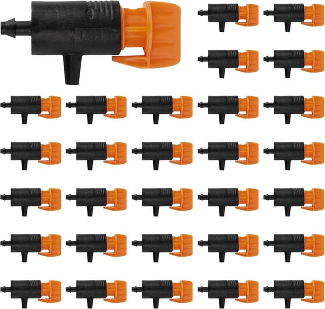 Imagen de 60 pezzi di gocciolatori regolabili per irrigazione a goccia (da 0 a 200 L) en OfertitasTOP