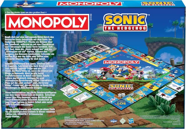 Detalle 2 de Winning Moves Monopoly Sonic Edition