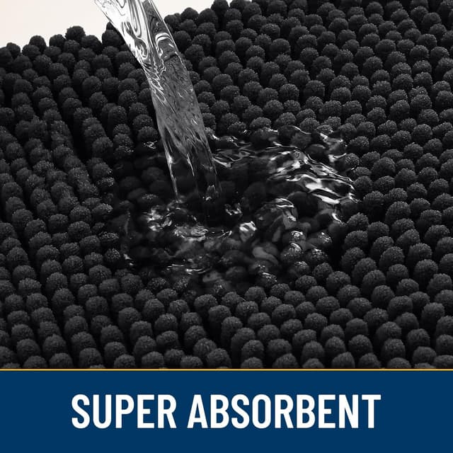 Thumbnail 3 de Smiry Dog Door Mat 47x32 Absorbent Chenille