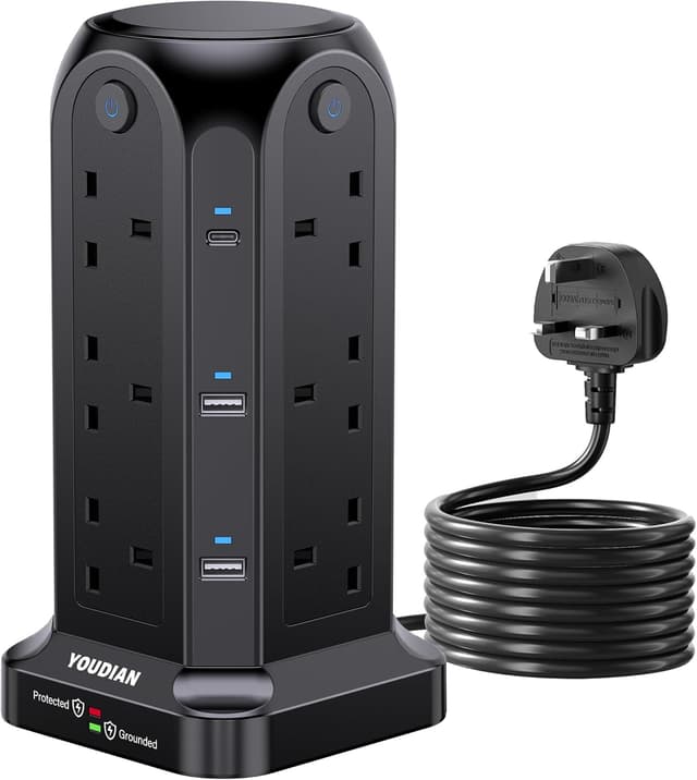 Thumbnail 6 de 2M extension lead with USB-C and USB-A