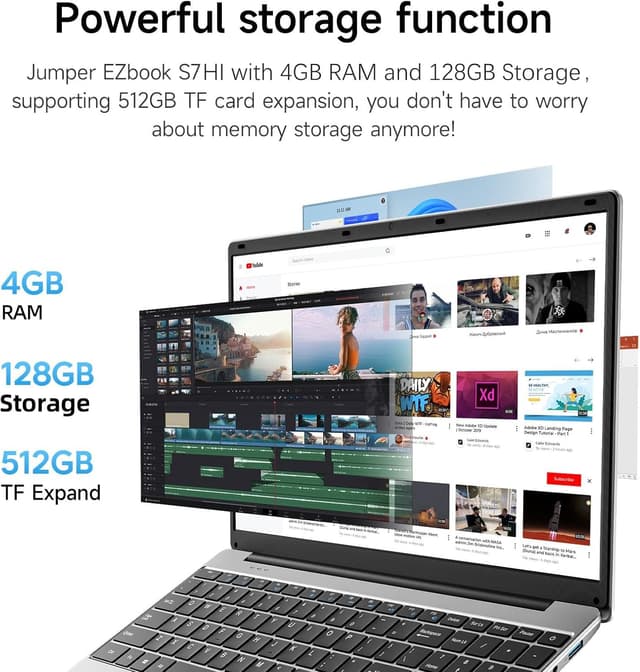 Detalle 2 de Jumper 15.6 inch laptop with Office 365 4GB