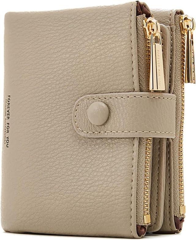 Detalle de LZSXDWXY Damen-Geldbörse aus PU-Leder, kleine Wallet mit Kartenfächern und Münzfächern