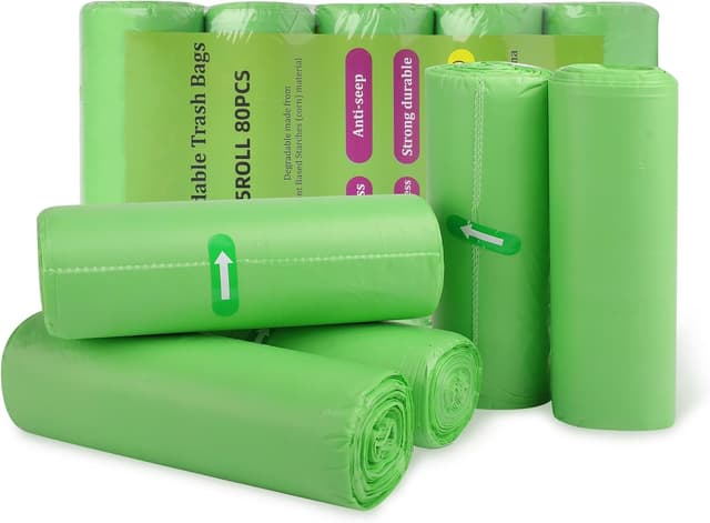 Imagen de Biodegradable Bin Liners 50 Litre, 80 Pack 🗑 en OfertitasTOP