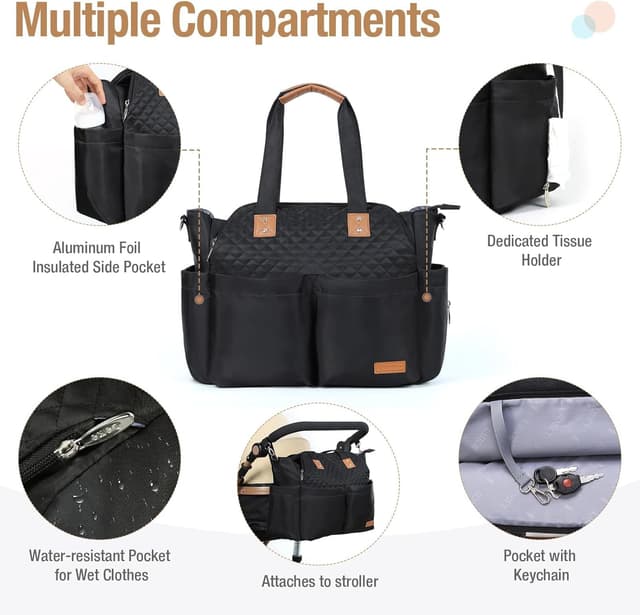 Thumbnail 4 de Lekebaby Borsa Fasciatoio 38 x 15 x 35 cm