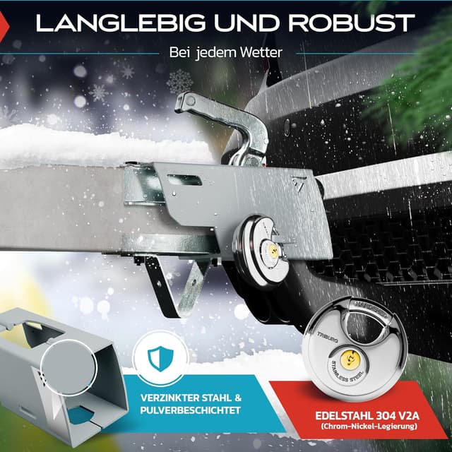 Detalle 1 de TRIBURG Anhängerschloss Rundschloss