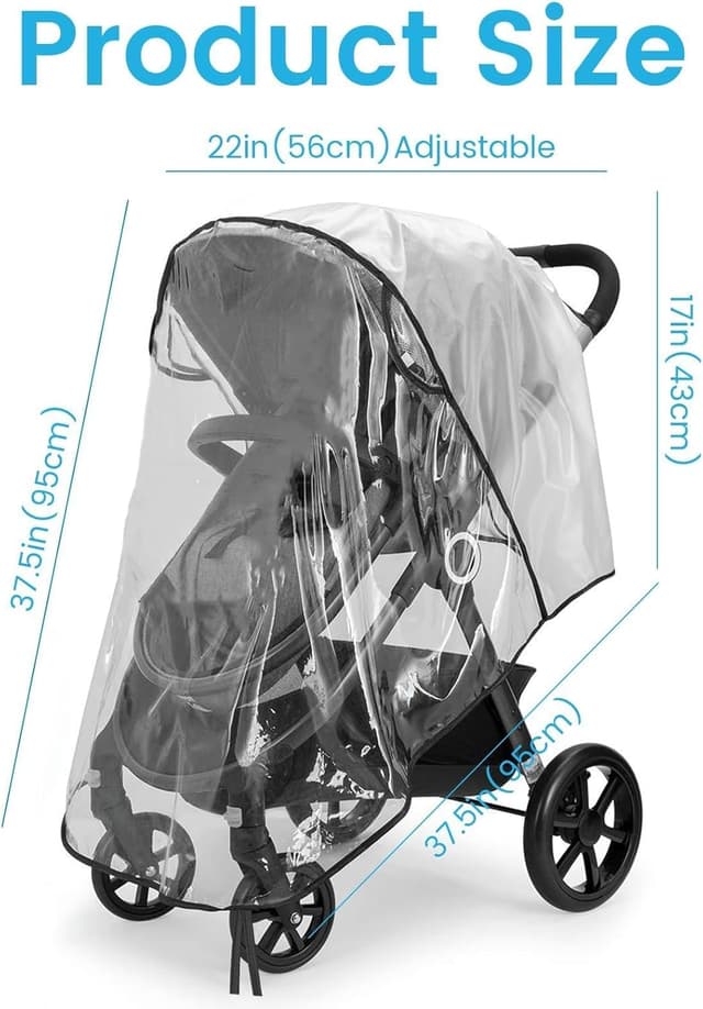 Detalle 2 de Universal Rain Cover for Pushchairs