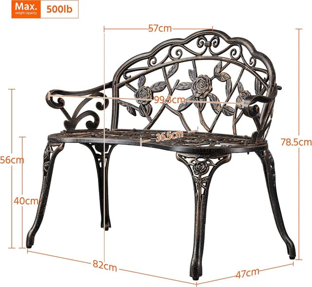 Thumbnail 2 de Yaheetech Banco de Exterior 2–3 Plazas