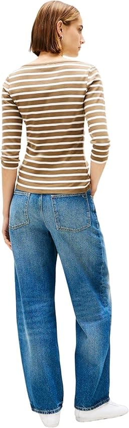 Detalle 2 de Tommy Hilfiger Slim Cody Boat-Nk Camiseta manga larga, M