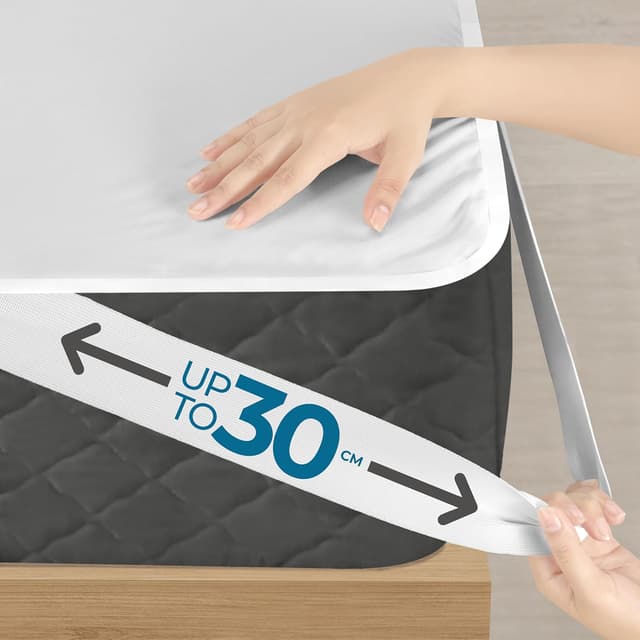 Detalle de Utopia Bedding Coprimaterasso impermeabile 135 x 190 cm traspirante certificato Oeko-Tex