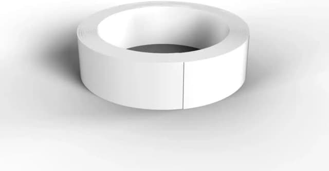 Detalle de Nordlinger Pro Smart Profile champlat adhésif en PVC flexible blanc (profil plat 3 cm x 10 m)