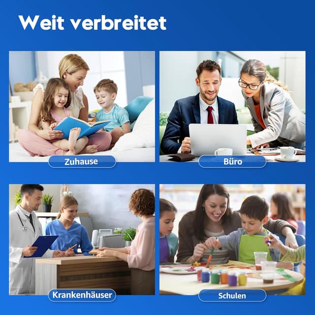 Thumbnail 6 de ONLYU LC424 kompatible Brother LC424 für DCP-J1200W/DCP-J1200WE – 1× Schwarz, 1× Cyan, 1× Magenta, 1× Gelb