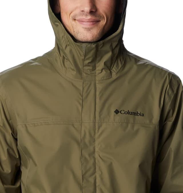 Detalle de Columbia Watertight 2 Herren Regenjacke – wasserdicht & atmungsaktiv, mit verstaubarer Tasche