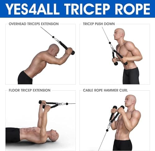 Thumbnail 5 de Yes4All Corde Triceps 68,6 et 91,4 cm ⚙