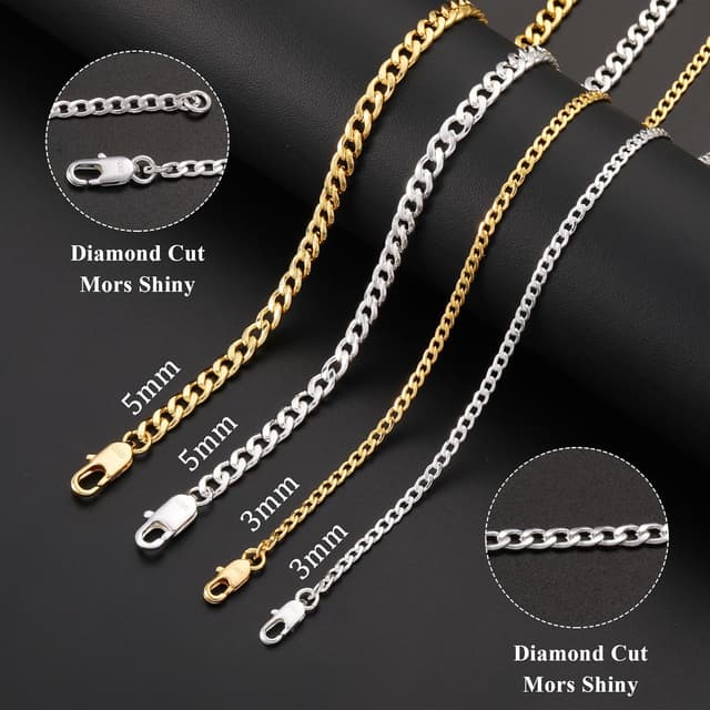 Detalle 2 de Rajputana S925 Cuban chain 28 inch