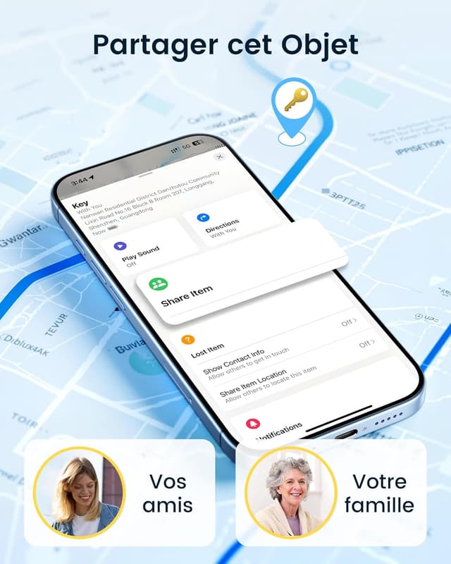 Thumbnail 6 de KUKIHO Traceur Tag d’Objets Bluetooth 36 m
