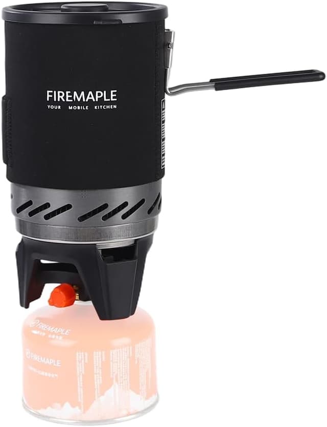 Detalle de Fire-Maple camping stove gas system