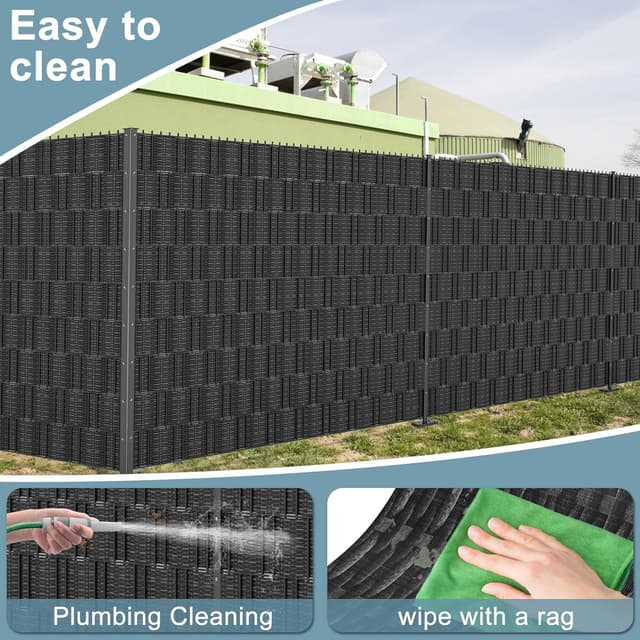 Detalle 2 de HENGMEI Sichtschutzstreifen 19 cm, 70 m