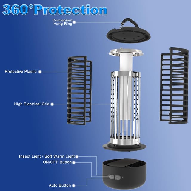 Detalle de Bug zapper fly killer 365-395nm