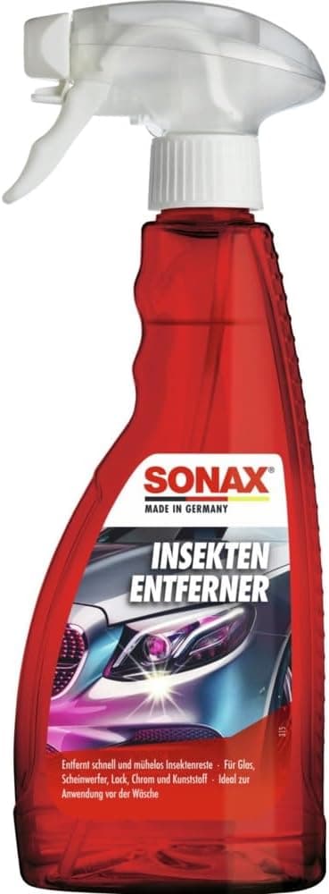 Detalle de SONAX InsektenEntferner 500 ml – Insektenreste von Glas, Lack, Chrom & Kunststoff entfernen