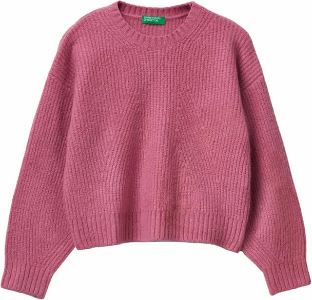 Detalle 2 de United Colors of Benetton maglione girocollo per bambine e ragazze 1rg7c109l