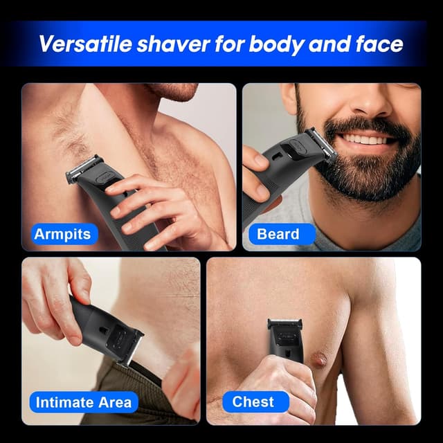 Thumbnail 2 de Carehabi Rasoio Intimo Uomo trimmer corpo IPX6 impermeabile