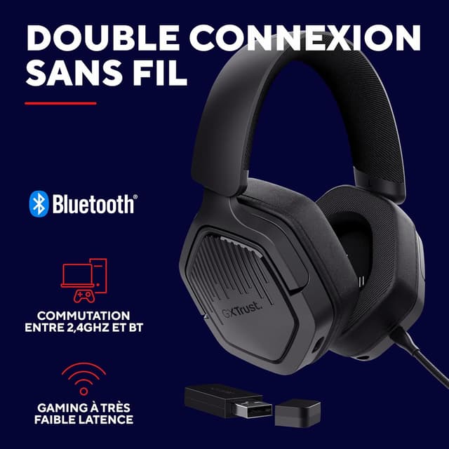 Thumbnail 2 de Trust GXT 1493 Ravox Casque Gaming Sans Fil