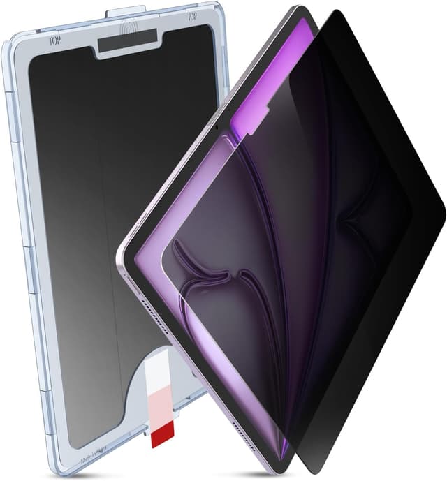 Thumbnail 6 de Protection d’écran anti-espion MOBDIK pour iPad Pro 11" M5 2025 / M4 2024 avec verre trempé 9H (1 pièce)