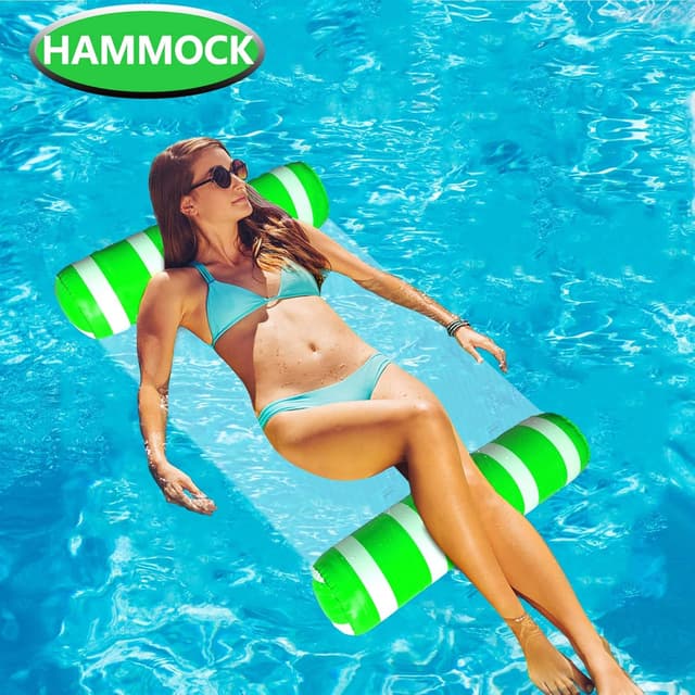 Thumbnail 1 de Inflatable Pool Floats Water Hammock 51