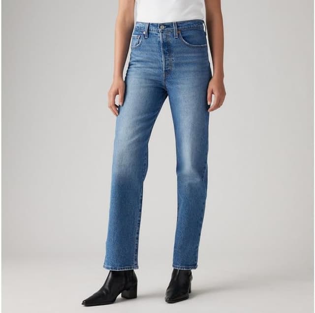 Thumbnail 1 de Levi's Ribcage Straight Ankle Vaqueros Mujer