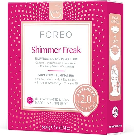 Detalle de FOREO Máscara Shimmer Freak 2.0 para Belleza Facial 🌟