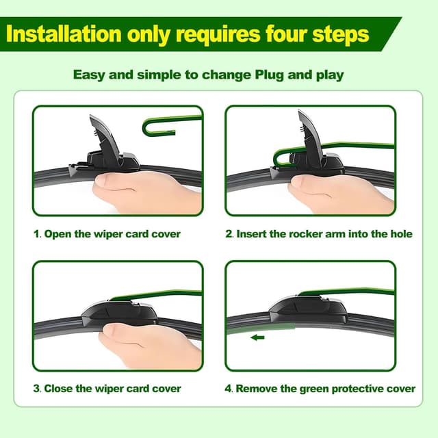 Thumbnail 4 de ZIXMMO 22in Premium All-Season Wipers