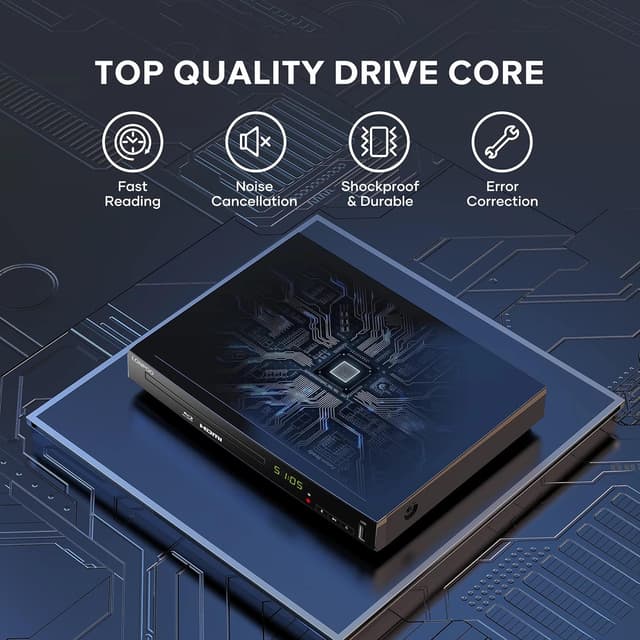 Thumbnail 2 de LONPOO Blu-Ray Player 1080P 📀