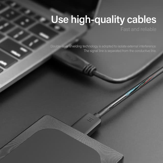 Thumbnail 6 de Aiolo Innovation 500GB Ultra Slim Portable External Hard Drive (USB 3.0)